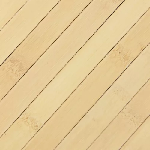 négyszögletű világos természetes bambusz szőnyeg 70 x 400 cm