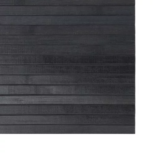  négyszögletű szürke bambusz szőnyeg 70 x 400 cm
