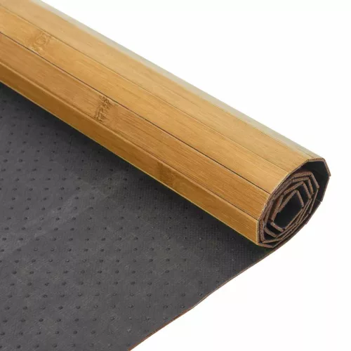  négyszögletű természetes bambusz szőnyeg 70 x 500 cm