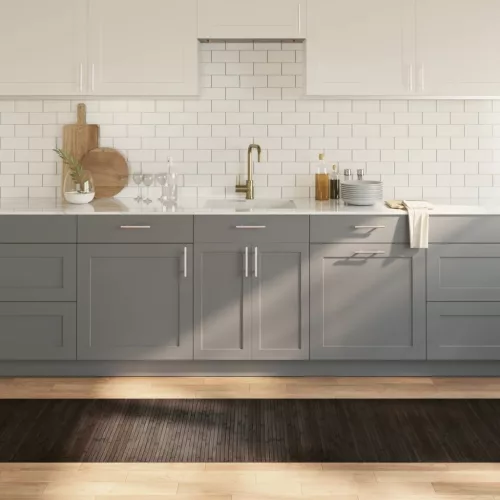  négyszögletű sötétbarna bambusz szőnyeg 70 x 500 cm