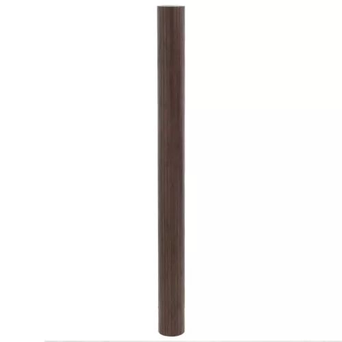  négyszögletű sötétbarna bambusz szőnyeg 80 x 100 cm