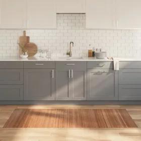  négyszögletű természetes bambusz szőnyeg 80 x 200 cm