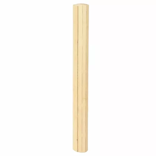  négyszögletű világos természetes bambusz szőnyeg 80 x 300 cm