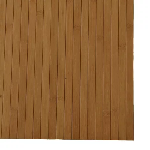  négyszögletű barna bambusz szőnyeg 80 x 400 cm