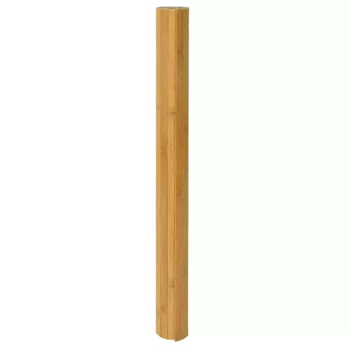  négyszögletű természetes bambusz szőnyeg 80 x 500 cm