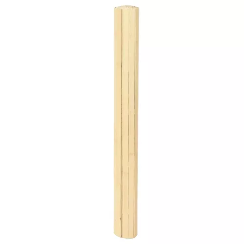  négyszögletű világos természetes bambusz szőnyeg 80 x 500 cm