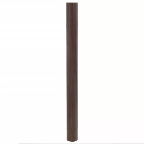  négyszögletű sötétbarna bambusz szőnyeg 80 x 500 cm