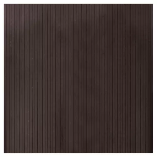  négyszögletű sötétbarna bambusz szőnyeg 100 x 100 cm