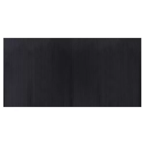  négyszögletű fekete bambusz szőnyeg 100 x 200 cm
