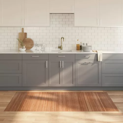  négyszögletű természetes bambusz szőnyeg 100 x 200 cm