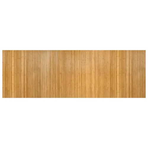  négyszögletű természetes bambusz szőnyeg 100 x 300 cm