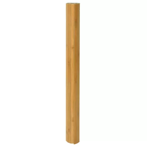  négyszögletű természetes bambusz szőnyeg 100 x 300 cm