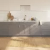  négyszögletű világos természetes bambusz szőnyeg 100 x 400 cm