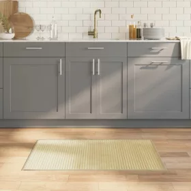    négyszögletű világos természetes bambusz szőnyeg 60 x 100 cm