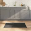  négyszögletű szürke bambusz szőnyeg 60 x 100 cm