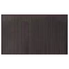  négyszögletű sötétbarna bambusz szőnyeg 60 x 100 cm
