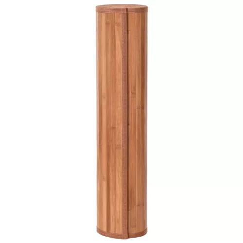  négyszögletű barna bambusz szőnyeg 60 x 200 cm