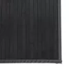 négyszögletű szürke bambusz szőnyeg 60 x 200 cm