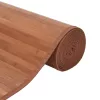  négyszögletű barna bambusz szőnyeg 60 x 300 cm