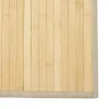  négyszögletű világos természetes bambusz szőnyeg 60 x 400 cm