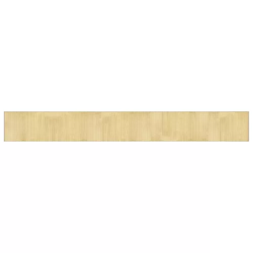  négyszögletű világos természetes bambusz szőnyeg 60 x 500 cm