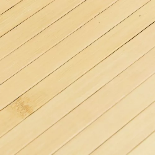  négyszögletű világos természetes bambusz szőnyeg 60 x 1000 cm