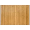  négyszögletű természetes bambusz szőnyeg 70 x 100 cm