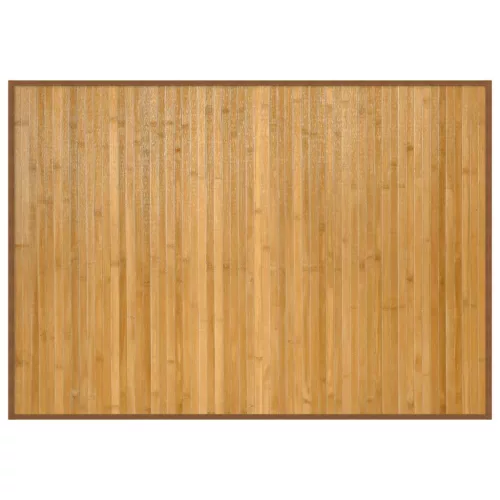  négyszögletű természetes bambusz szőnyeg 70 x 100 cm