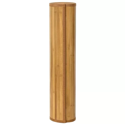  négyszögletű természetes bambusz szőnyeg 70 x 100 cm