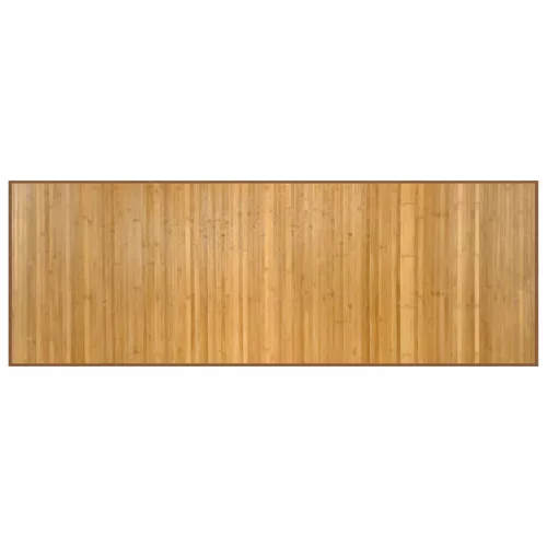  négyszögletű természetes bambusz szőnyeg 70 x 200 cm