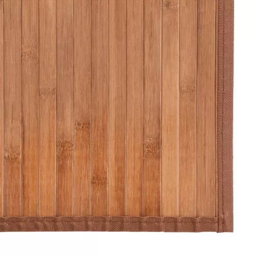  négyszögletű természetes bambusz szőnyeg 70 x 300 cm