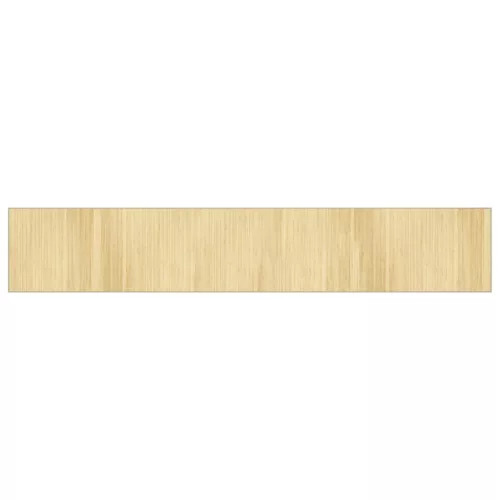  négyszögletű világos természetes bambusz szőnyeg 70 x 400 cm