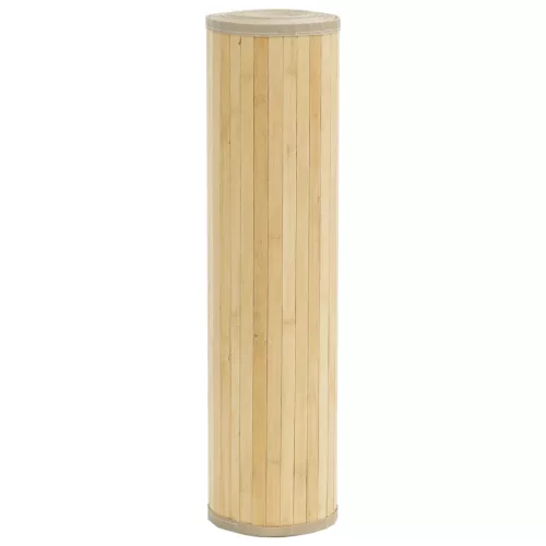  négyszögletű világos természetes bambusz szőnyeg 70 x 400 cm
