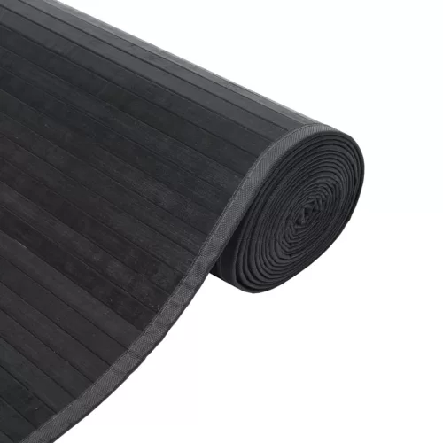  négyszögletű szürke bambusz szőnyeg 70 x 1000 cm