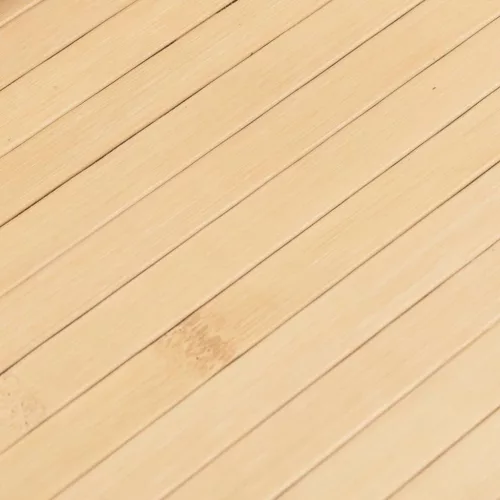  négyszögletű világos természetes bambusz szőnyeg 80 x 100 cm