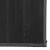  négyszögletű fekete bambusz szőnyeg 80 x 200 cm
