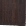  négyszögletű sötétbarna bambusz szőnyeg 80 x 200 cm