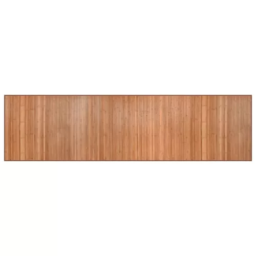  négyszögletű természetes bambusz szőnyeg 80 x 300 cm