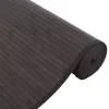  négyszögletű sötétbarna bambusz szőnyeg 80 x 300 cm