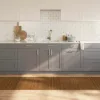  négyszögletű barna bambusz szőnyeg 80 x 400 cm