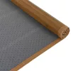 négyszögletű barna bambusz szőnyeg 80 x 400 cm