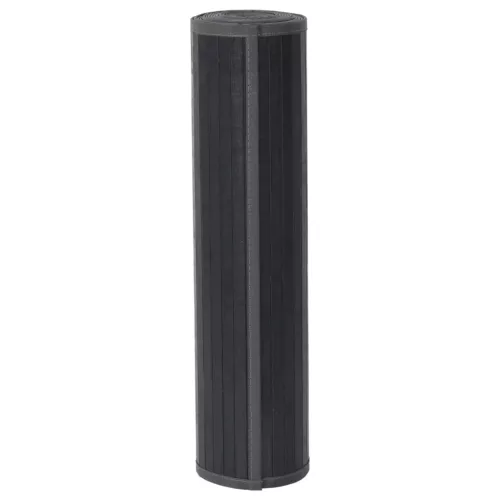  négyszögletű szürke bambusz szőnyeg 80 x 500 cm