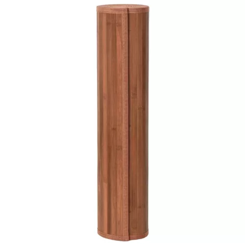  négyszögletű barna bambusz szőnyeg 80 x 1000 cm