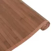  négyszögletű barna bambusz szőnyeg 80 x 1000 cm