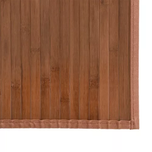  négyszögletű barna bambusz szőnyeg 80 x 1000 cm