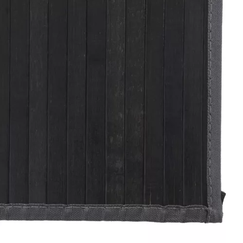  négyszögletű szürke bambusz szőnyeg 80 x 1000 cm
