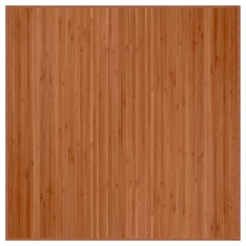  barna bambusz négyzet alakú szőnyeg 100 x 100 cm