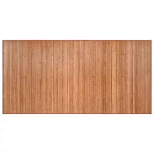  négyszögletű természetes bambusz szőnyeg 100 x 200 cm