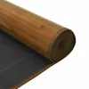  négyszögletű barna bambusz szőnyeg 100 x 400 cm