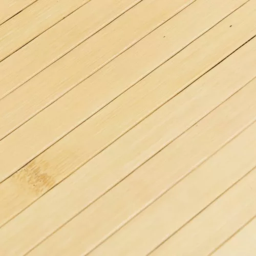  négyszögletű világos természetes bambusz szőnyeg 100 x 400 cm